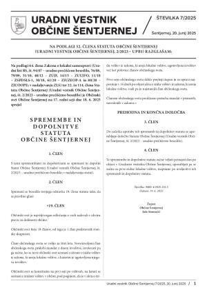 Uradni vestnik št. 7/2025